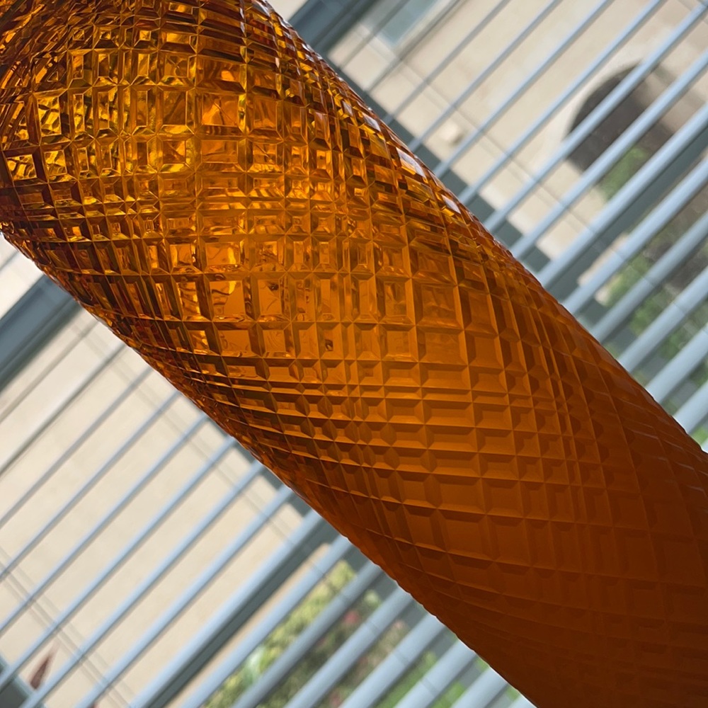 Starbucks Mango Pineapple Jeweled Matte Ombré Gradient Grid Cold Cup Tumbler - Picture 8 of 12
